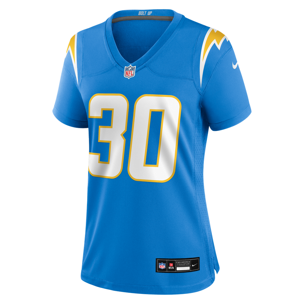 Alec Ingold Los Angeles Chargers Nike Women's Team Game Jersey - Powder Blue Official NFL Team Apparel Football Fan Gear