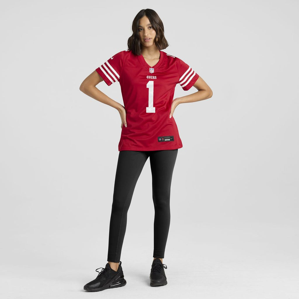 Ricky Pearsall San Francisco 49ers Nike Women's Team Game Jersey - Scarlet Official NFL Team Apparel Football Fan Gear
