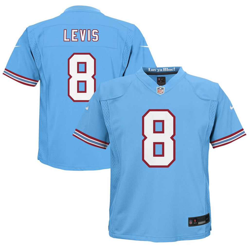Will Levis Tennessee Titans Nike Toddler Alternate Oilers Throwback Game Jersey - Light Blue Official NFL Team Apparel Football Fan Gear