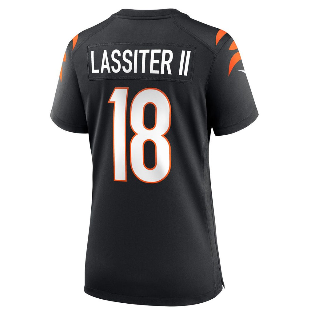 Kwamie Lassiter II Cincinnati Bengals Nike Women's Game Player Jersey - Black Official NFL Team Apparel Football Fan Gear