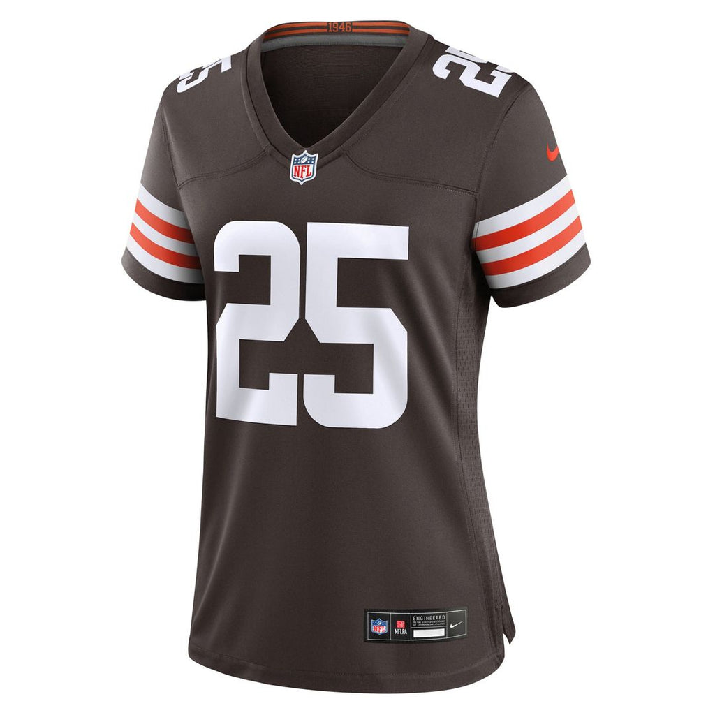 Andre Szmyt Cleveland Browns Nike Women's Team Game Jersey - Brown Official NFL Team Apparel Football Fan Gear