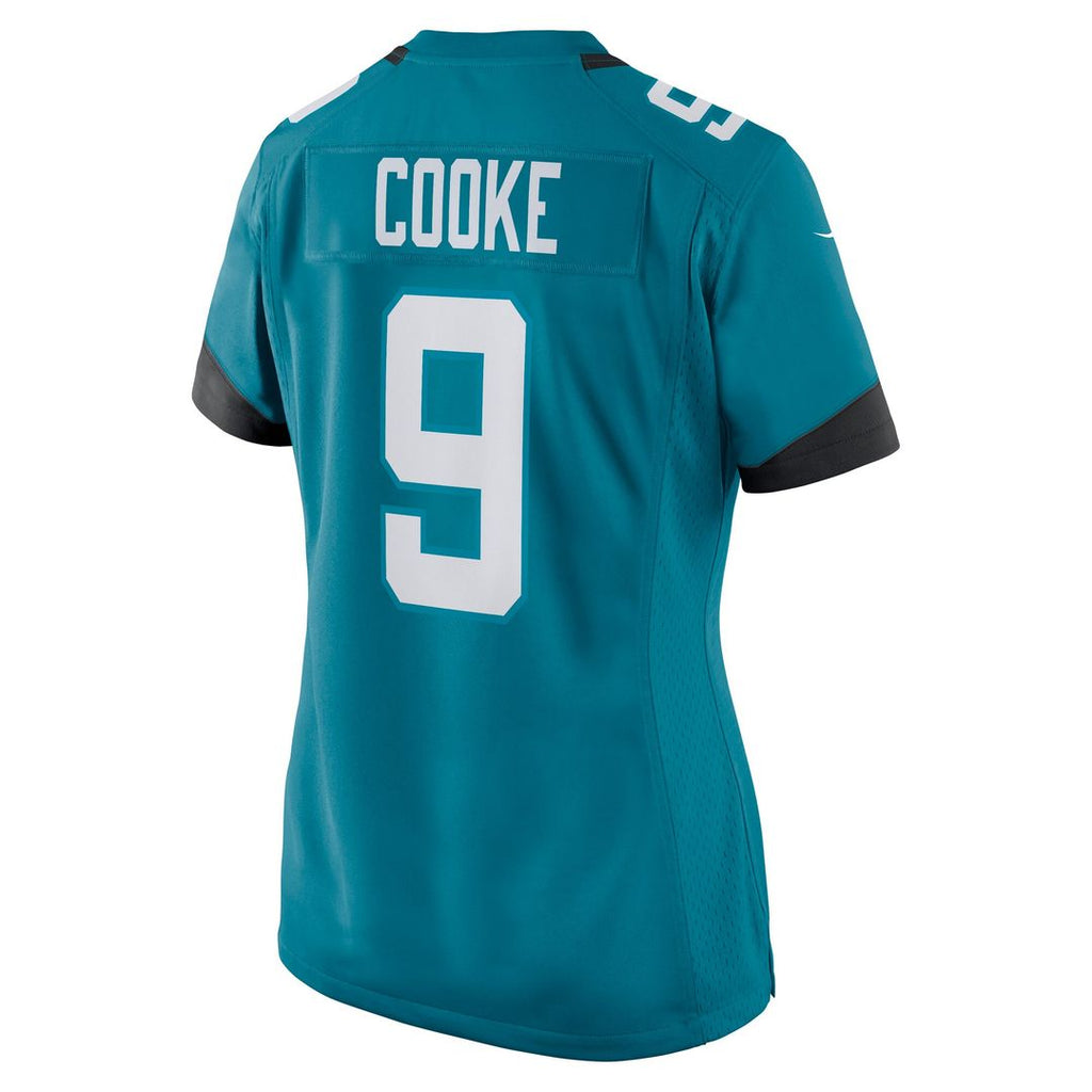Logan Cooke Jacksonville Jaguars Nike Women's Game Jersey - Teal Official NFL Team Apparel Football Fan Gear
