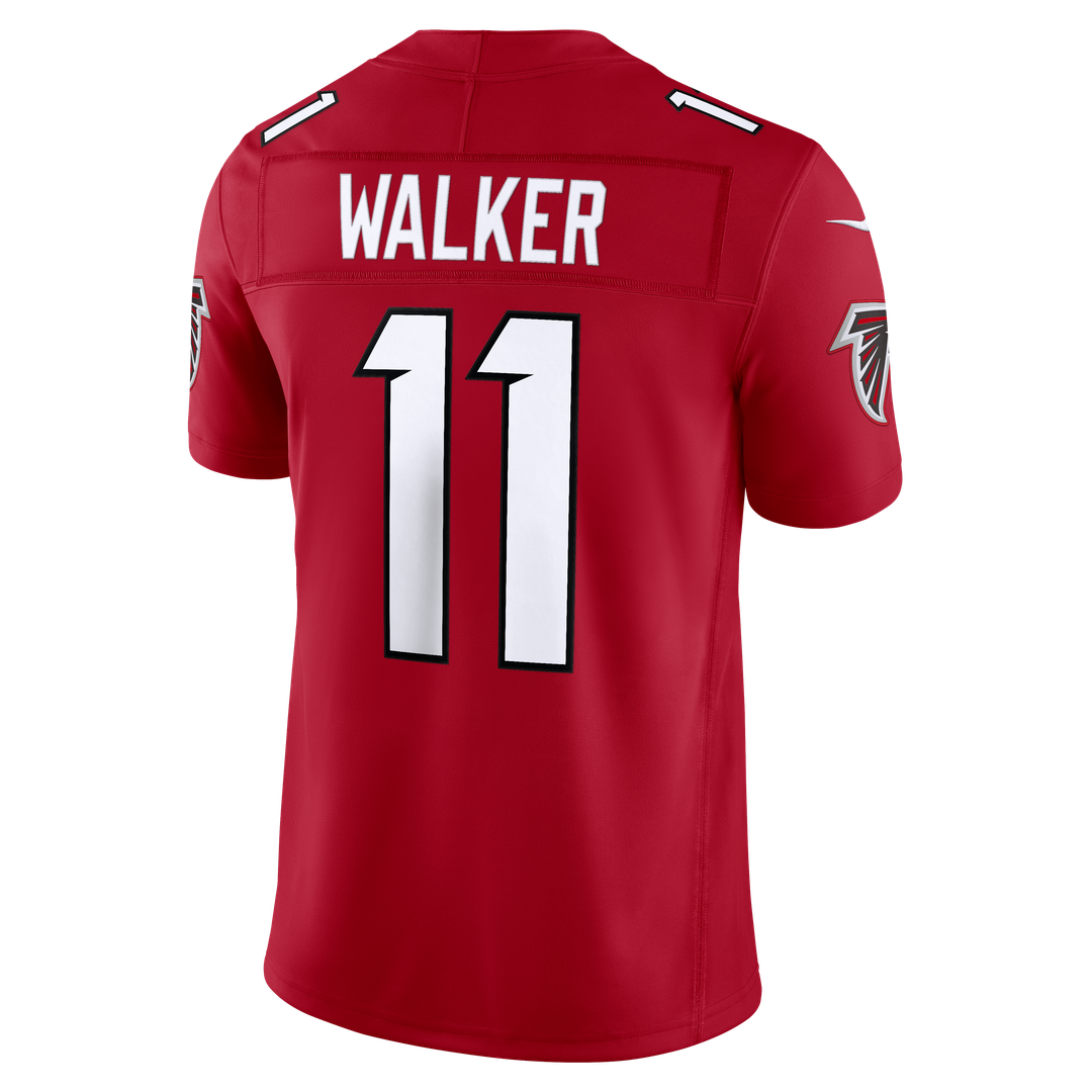 Jalon Walker Atlanta Falcons Nike Vapor F.U.S.E. Stitched Limited Jersey - Red Official NFL Team Apparel Football Fan Gear