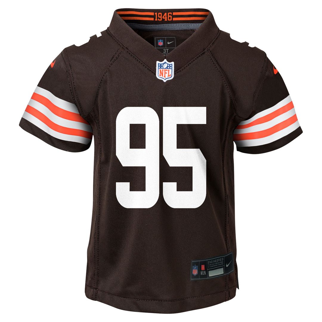 Myles Garrett Cleveland Browns Nike Toddler Game Jersey - Brown Official NFL Team Apparel Football Fan Gear