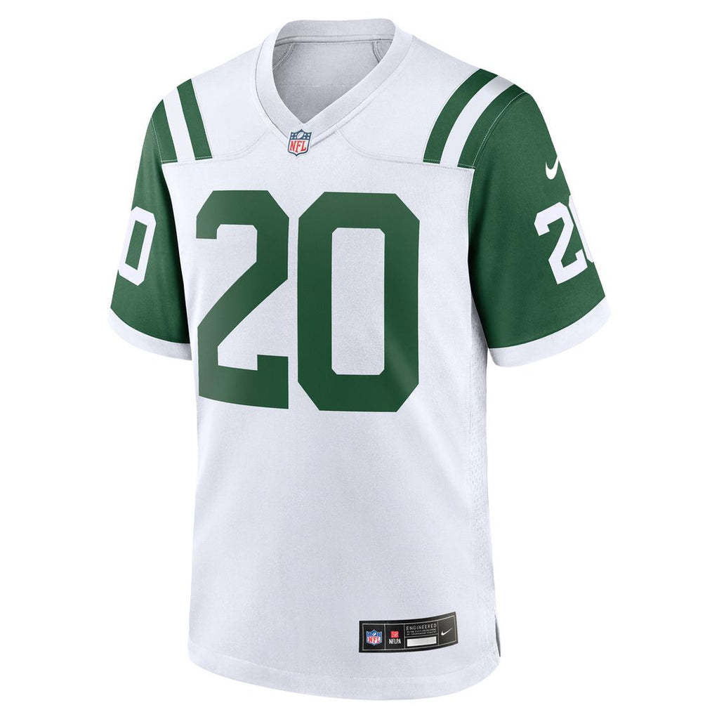 Breece Hall New York Jets Nike Classic Alternate Game Jersey - White Official NFL Team Apparel Football Fan Gear