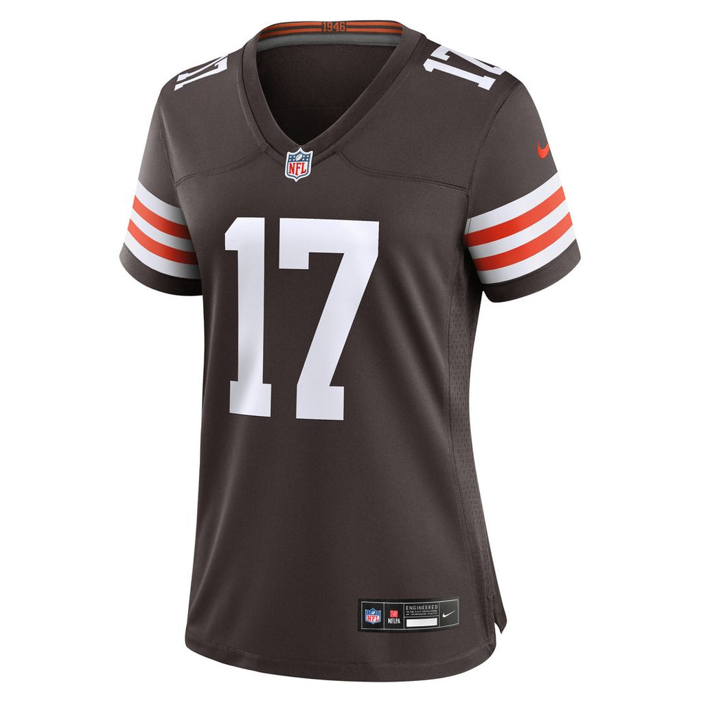 Jerome Baker Cleveland Browns Nike Women's Team Game Jersey - Brown Official NFL Team Apparel Football Fan Gear