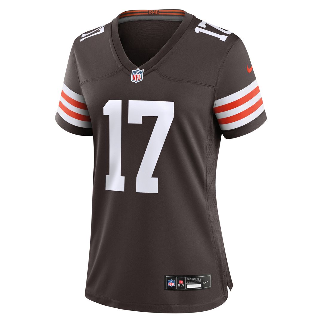 Jerome Baker Cleveland Browns Nike Women's Team Game Jersey - Brown Official NFL Team Apparel Football Fan Gear