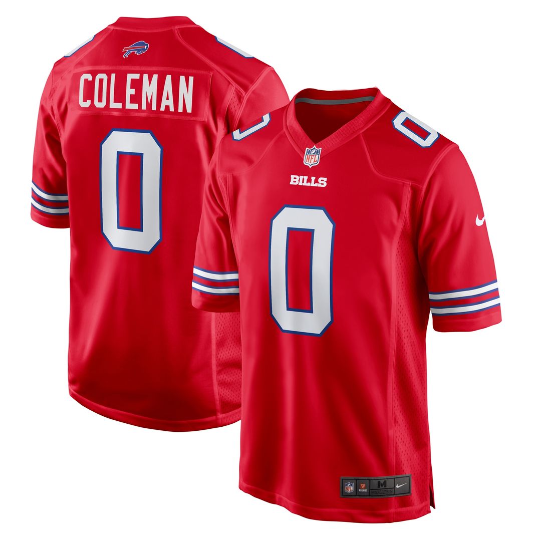 Keon Coleman Buffalo Bills Nike Alternate Game Jersey - Red Official NFL Team Apparel Football Fan Gear