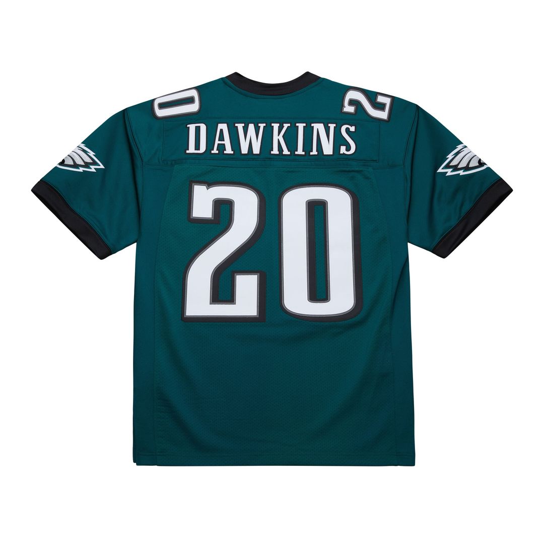 Brian Dawkins Philadelphia Eagles Mitchell & Ness 2007 Authentic Throwback Retired Player Jersey - Green Official NFL Team Apparel Football Fan Gear
