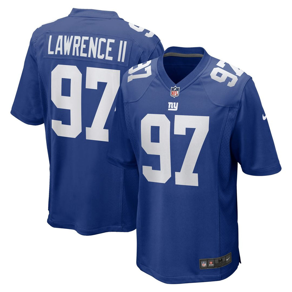Dexter Lawrence II New York Giants Nike Team Game Player Jersey - Royal Official NFL Team Apparel Football Fan Gear