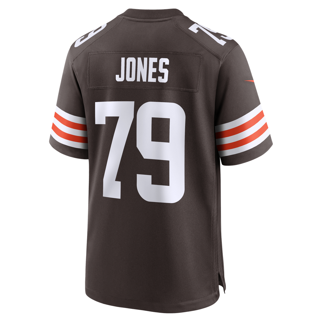 Dawand Jones Cleveland Browns Nike Team Game Jersey - Brown Official NFL Team Apparel Football Fan Gear