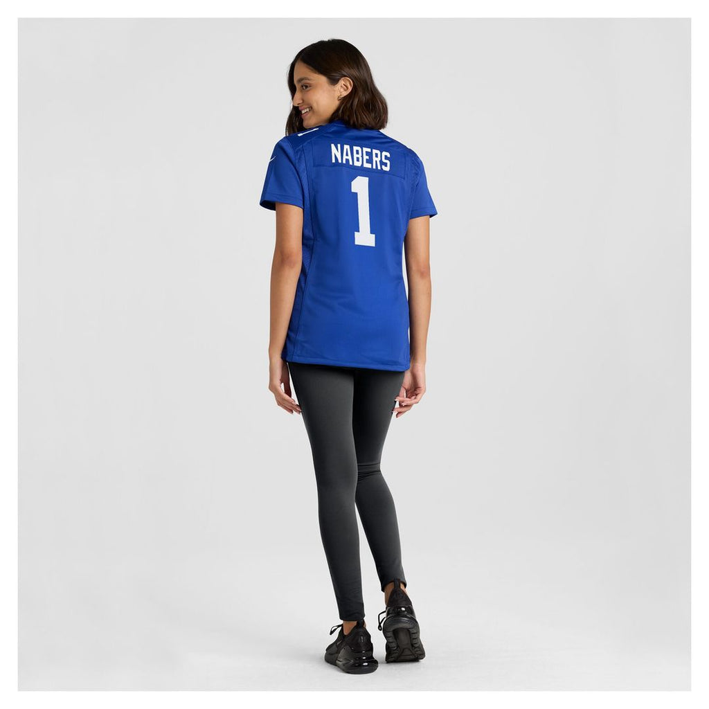 Malik Nabers New York Giants Nike Women's Game Jersey - Royal Official NFL Team Apparel Football Fan Gear