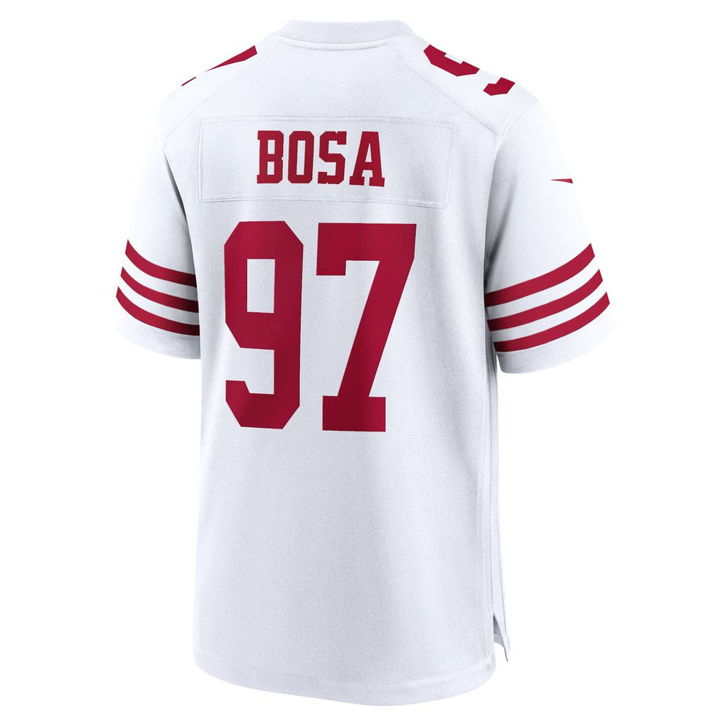 Nick Bosa San Francisco 49ers Nike Team Game Jersey - White Official NFL Team Apparel Football Fan Gear