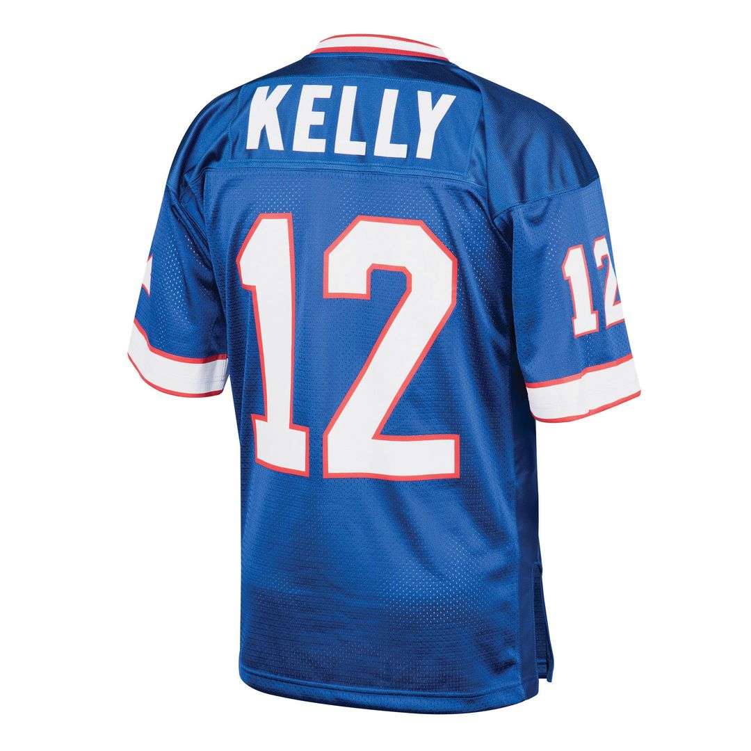 Jim Kelly Buffalo Bills 1994 Mitchell & Ness Authentic Throwback Retired Player Jersey - Royal Official NFL Team Apparel Football Fan Gear