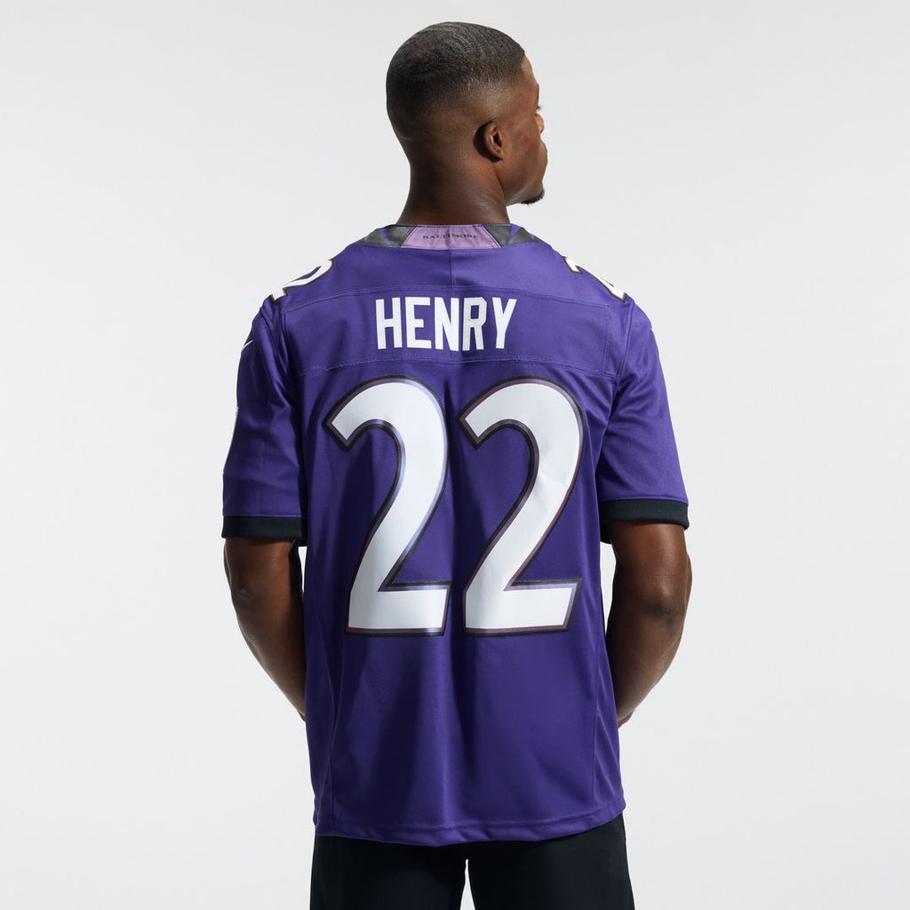 Derrick Henry Baltimore Ravens Nike Vapor F.U.S.E. Stitched Limited Jersey - White Official NFL Team Apparel Football Fan Gear