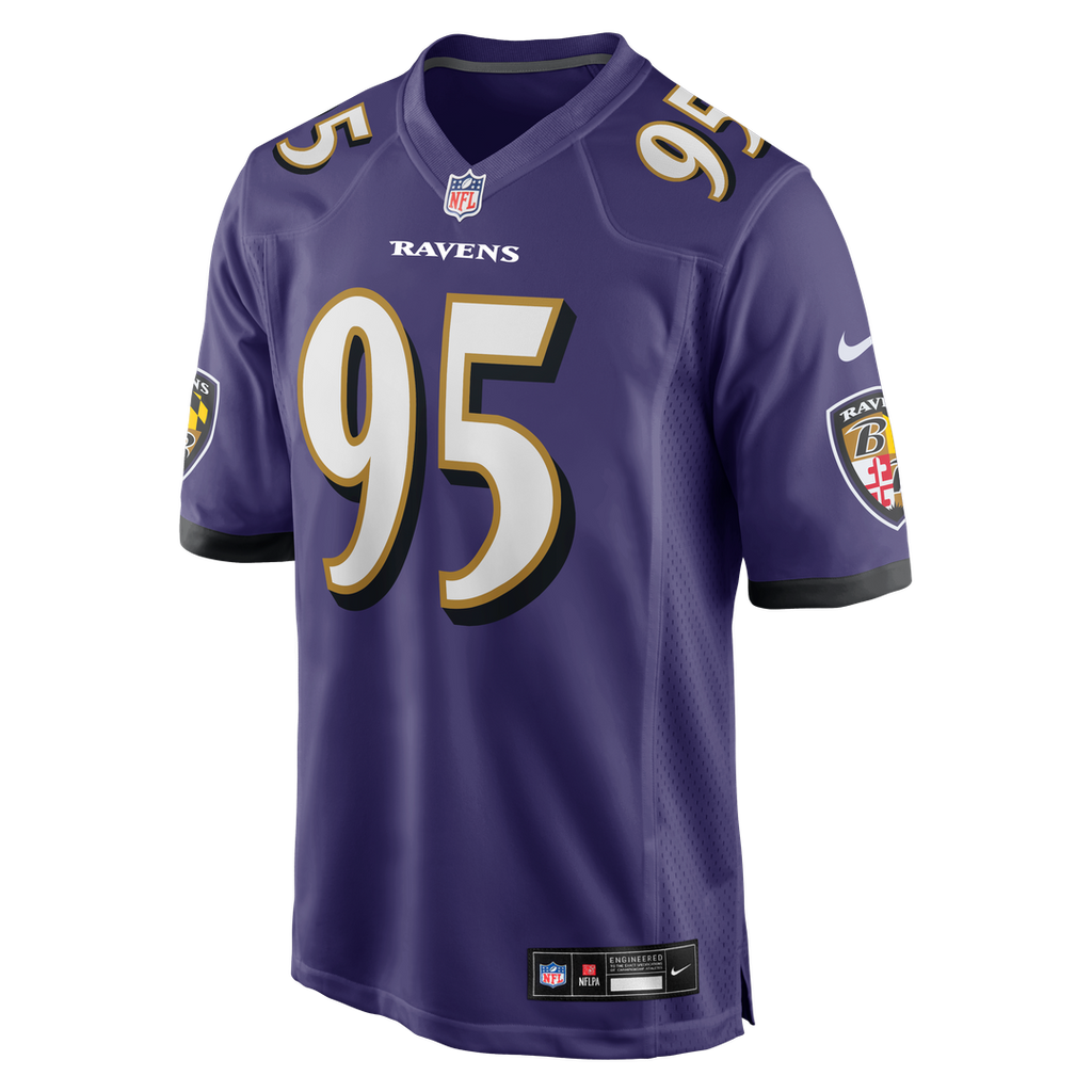 Tavius Robinson Baltimore Ravens Nike Team Game Jersey - Purple Official NFL Team Apparel Football Fan Gear