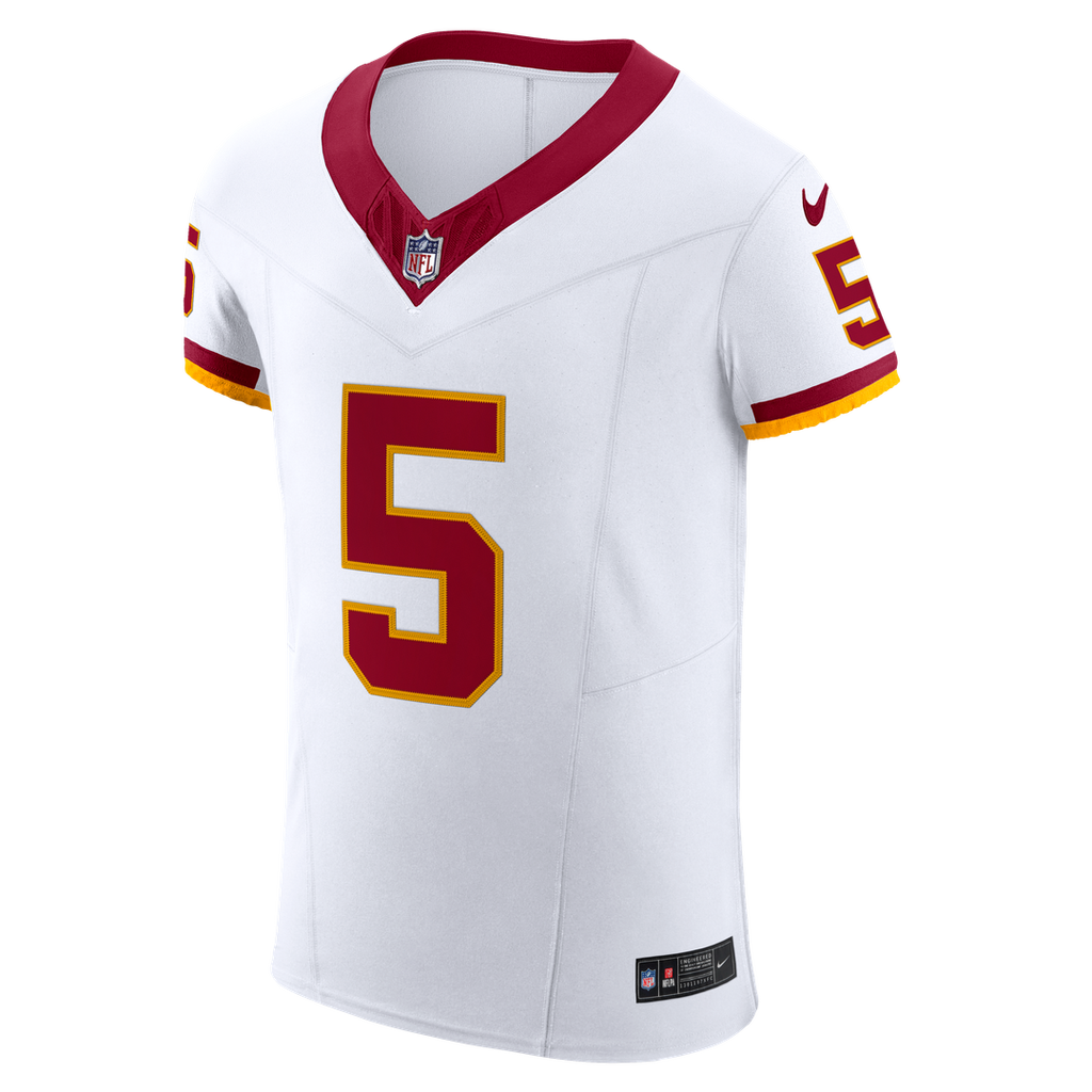 Jayden Daniels Washington Commanders Nike Alternate 2 Super Bowl Era Vapor F.U.S.E. Elite Jersey - White Official NFL Team Apparel Football Fan Gear