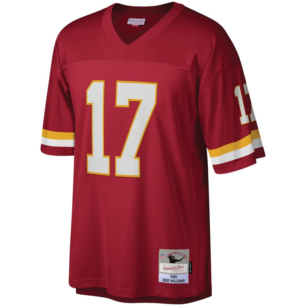 Doug Williams Washington Football Team Mitchell & Ness Legacy Replica Jersey - Burgundy Official NFL Team Apparel Football Fan Gear
