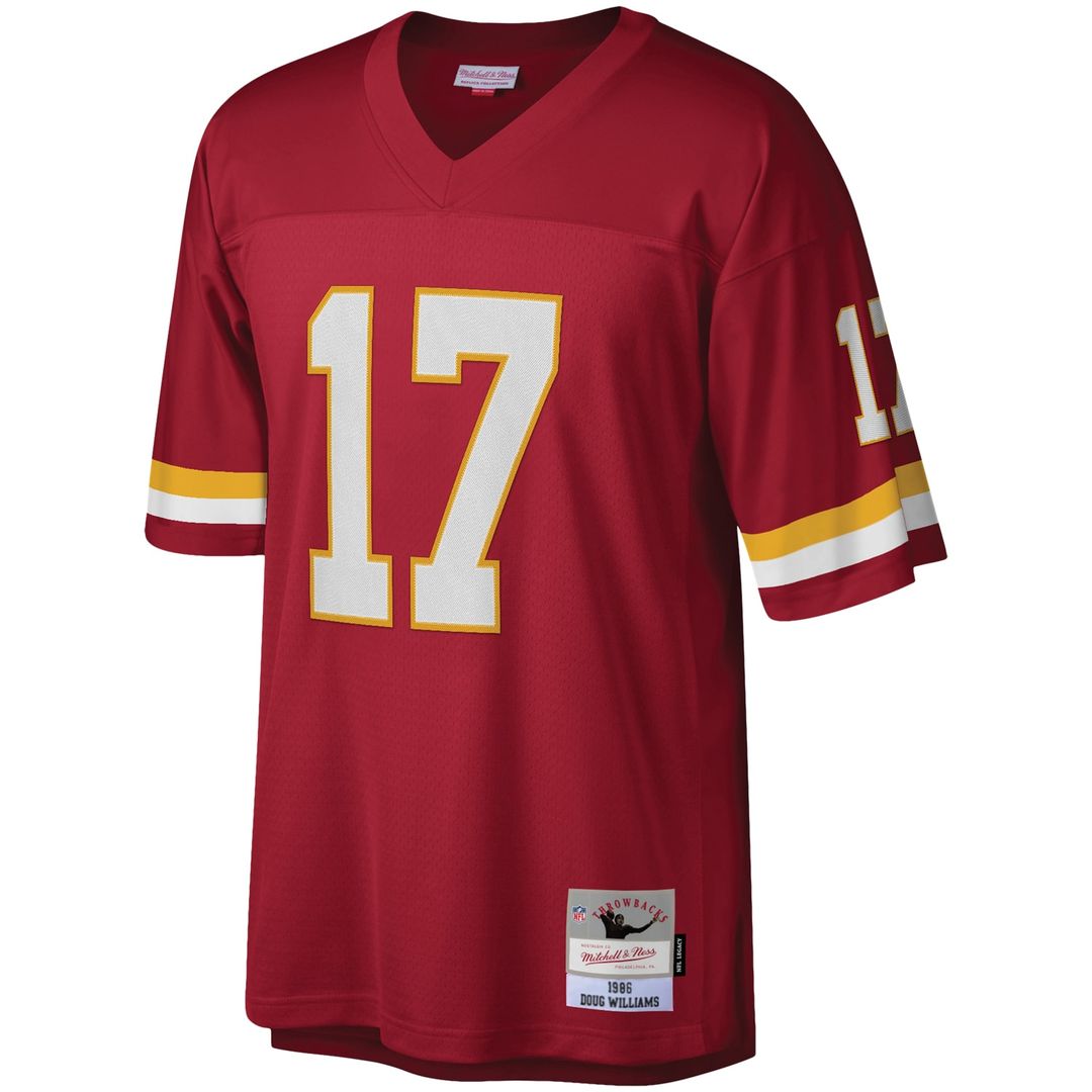 Doug Williams Washington Football Team Mitchell & Ness Legacy Replica Jersey - Burgundy Official NFL Team Apparel Football Fan Gear
