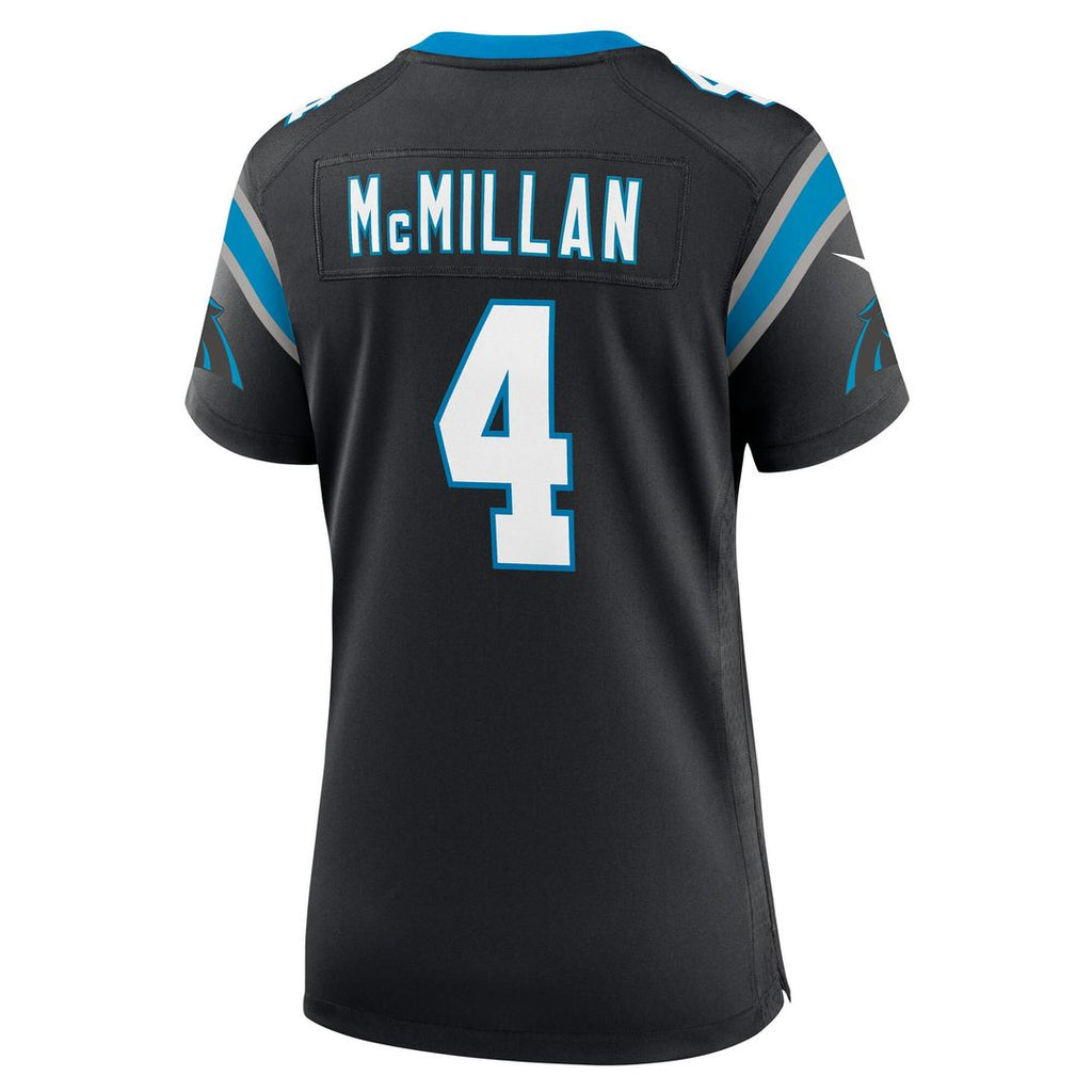 Tetairoa McMillan Carolina Panthers Nike Women's Team Game Jersey - Black Official NFL Team Apparel Football Fan Gear