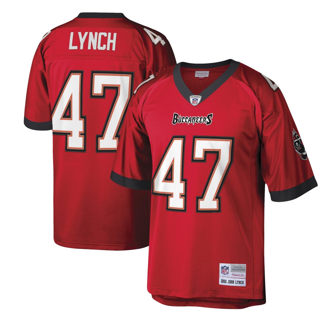 John Lynch Tampa Bay Buccaneers Mitchell & Ness Legacy Replica Jersey - Red Official NFL Team Apparel Football Fan Gear