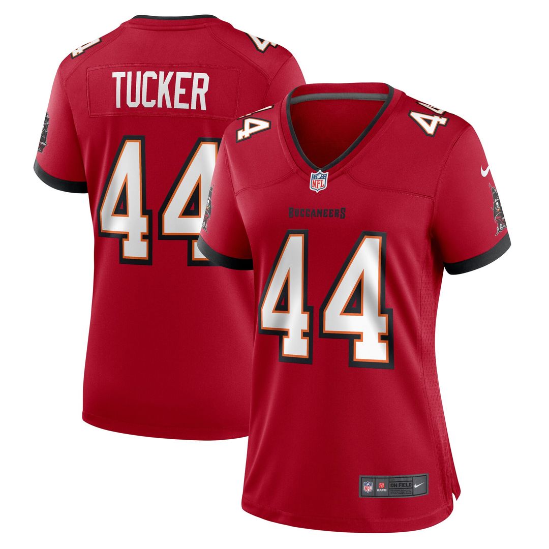 Sean Tucker Tampa Bay Buccaneers Nike Women's Game Jersey - Red Official NFL Team Apparel Football Fan Gear
