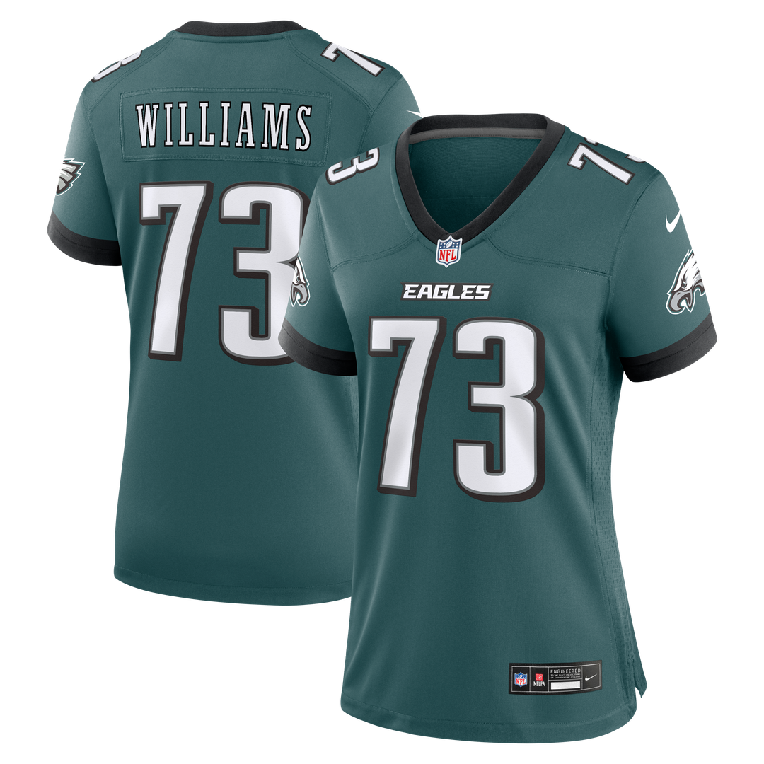 Cameron Williams Philadelphia Eagles Nike Women's Team Game Jersey - Midnight Green Official NFL Team Apparel Football Fan Gear