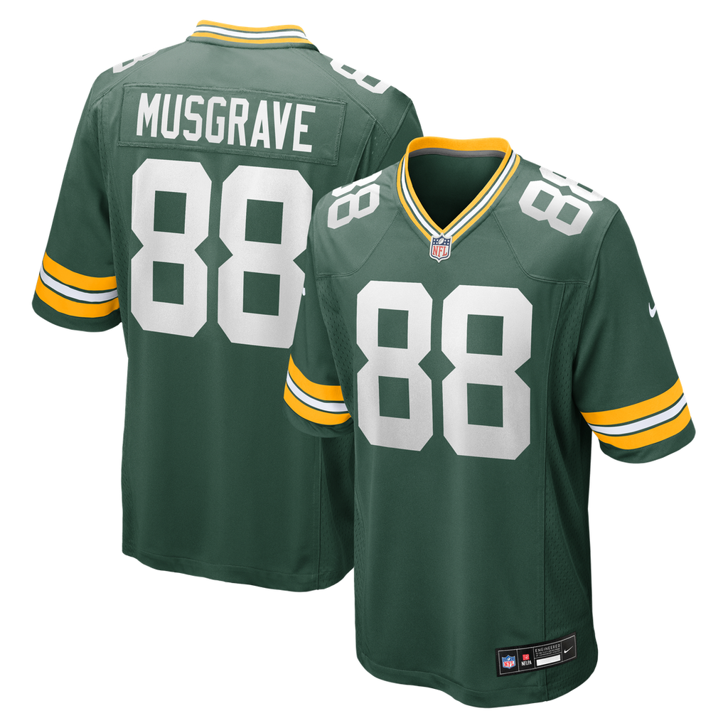 Luke Musgrave Green Bay Packers Nike Game Jersey - Green Official NFL Team Apparel Football Fan Gear