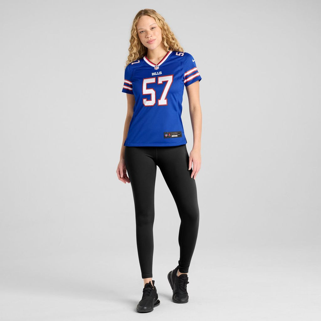 A.J. Epenesa Buffalo Bills Nike Women's Game Jersey - Royal Official NFL Team Apparel Football Fan Gear