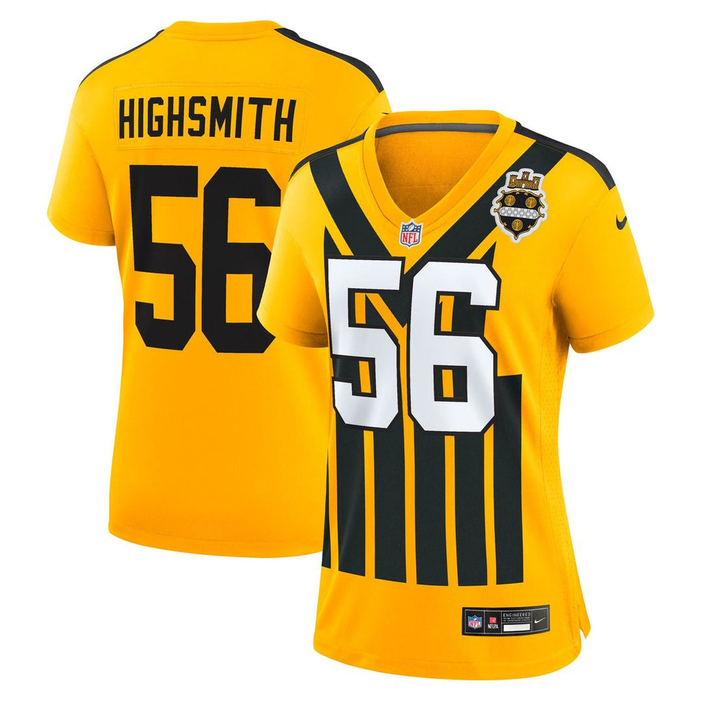 Alex Highsmith Pittsburgh Steelers Nike Women's Alternate Game Jersey - Gold Official NFL Team Apparel Football Fan Gear