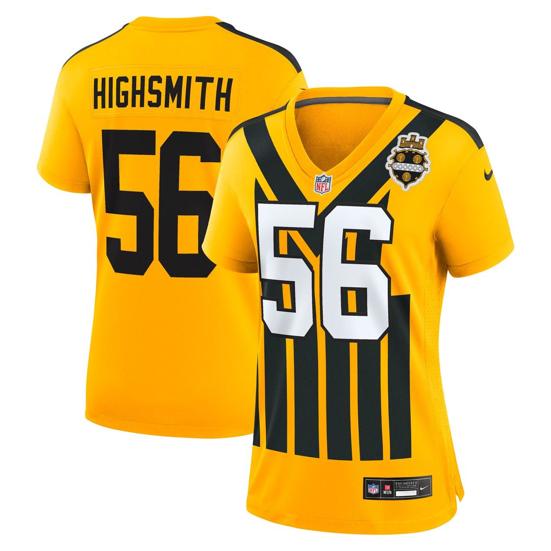 Alex Highsmith Pittsburgh Steelers Nike Women's Alternate Game Jersey - Gold Official NFL Team Apparel Football Fan Gear
