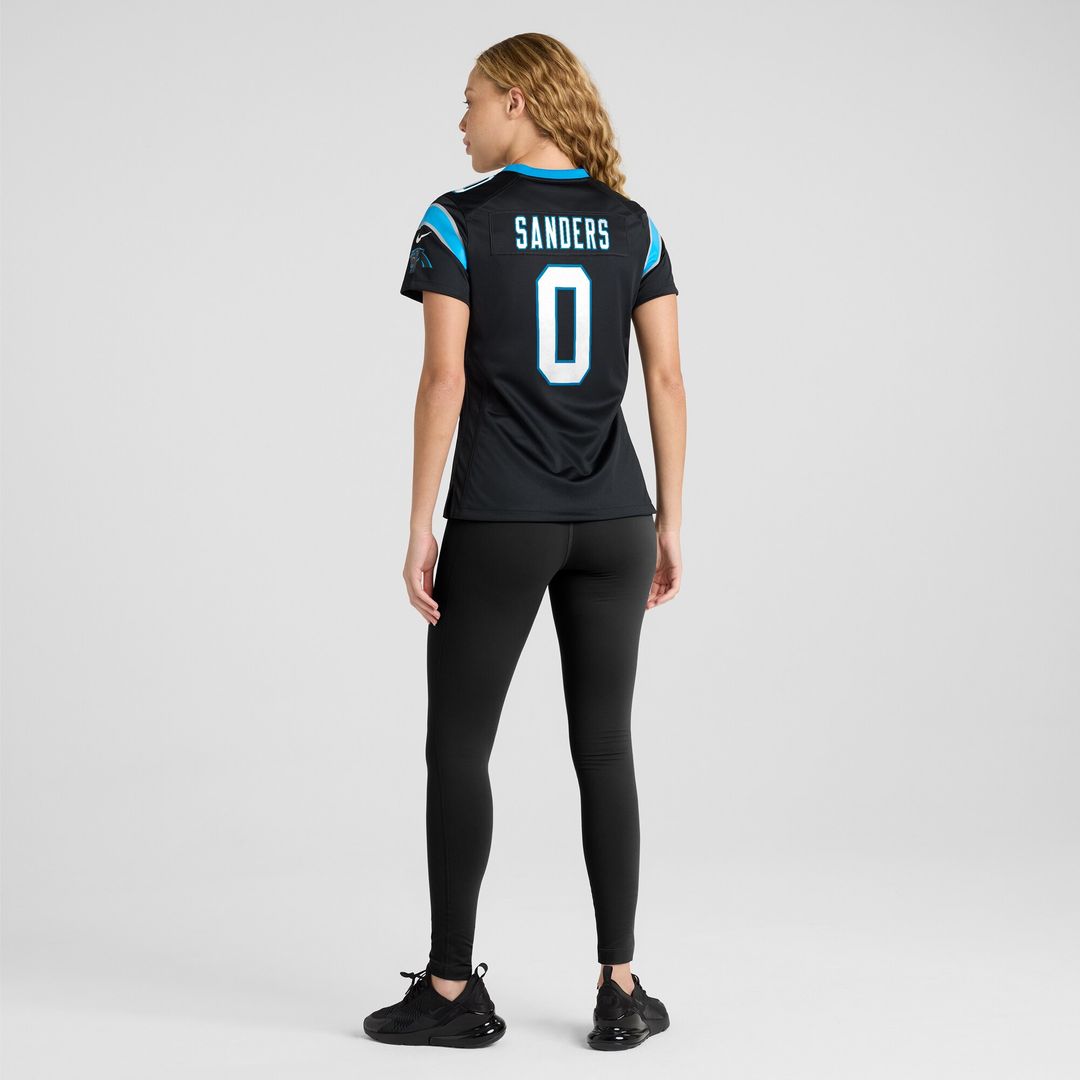 Ja'Tavion Sanders Carolina Panthers Nike Women's Game Jersey - Black Official NFL Team Apparel Football Fan Gear