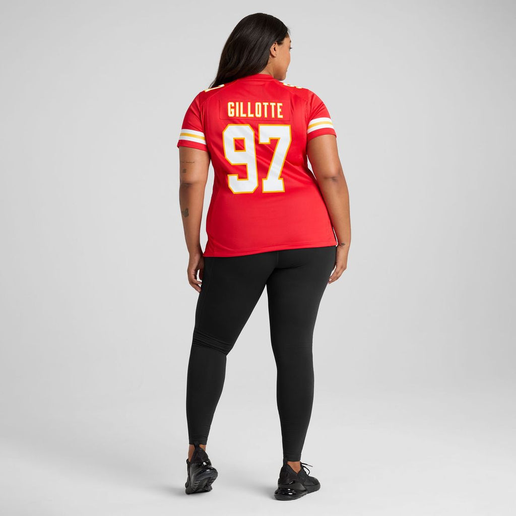 Ashton Gillotte Kansas City Chiefs Nike Women's Team Game Jersey - Red Official NFL Team Apparel Football Fan Gear