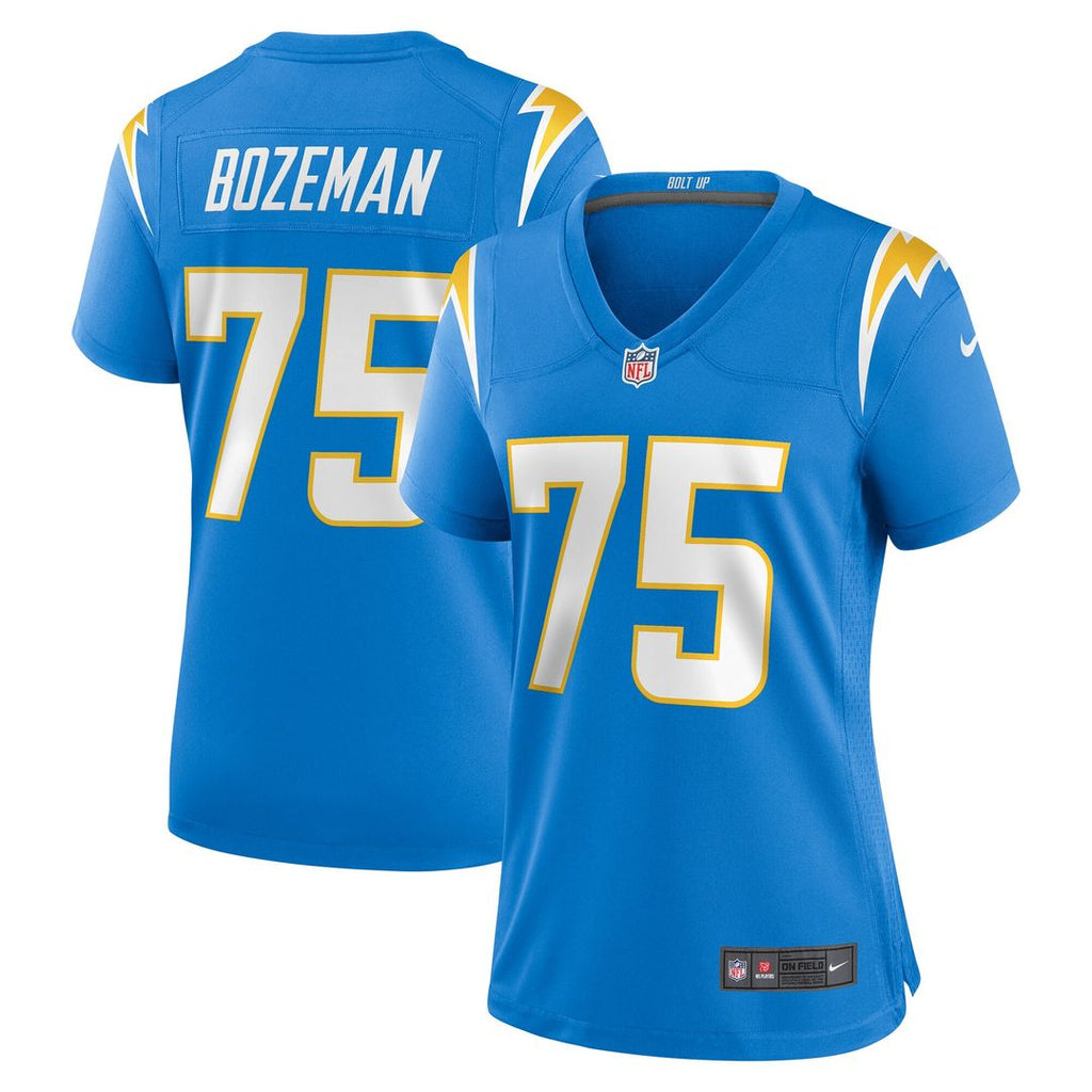 Bradley Bozeman Los Angeles Chargers Nike Women's Game Jersey - Powder Blue Official NFL Team Apparel Football Fan Gear