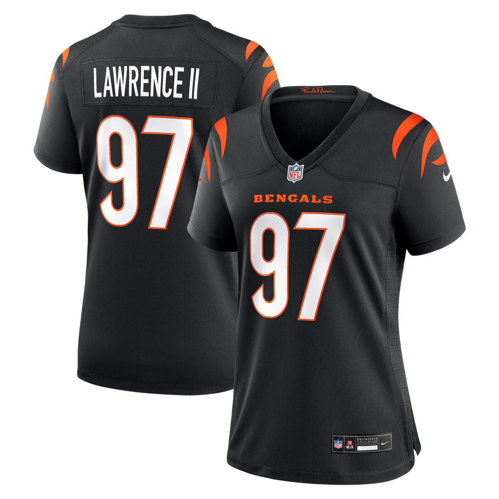 Dexter Lawrence II Cincinnati Bengals Nike Women's Game Jersey - Black Official NFL Team Apparel Football Fan Gear