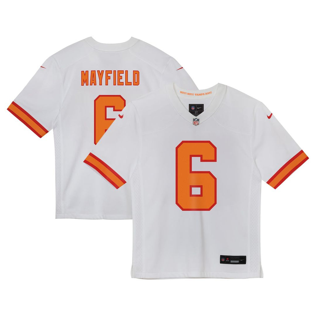 Baker Mayfield '76 Tampa Bay Buccaneers Toddler Game Jersey - White Official NFL Team Apparel Football Fan Gear
