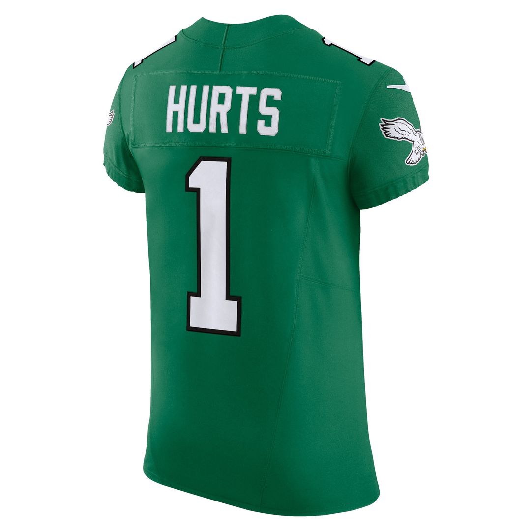 Jalen Hurts Philadelphia Eagles Nike 2nd Alternate Vapor F.U.S.E. Elite Jersey - Kelly Green Official NFL Team Apparel Football Fan Gear