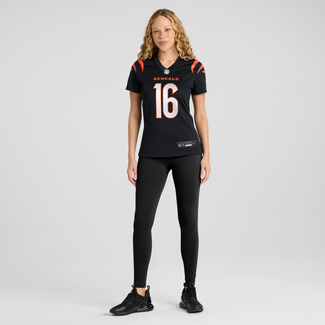 Joe Flacco Cincinnati Bengals Nike Women's Team Game Jersey - Black Official NFL Team Apparel Football Fan Gear