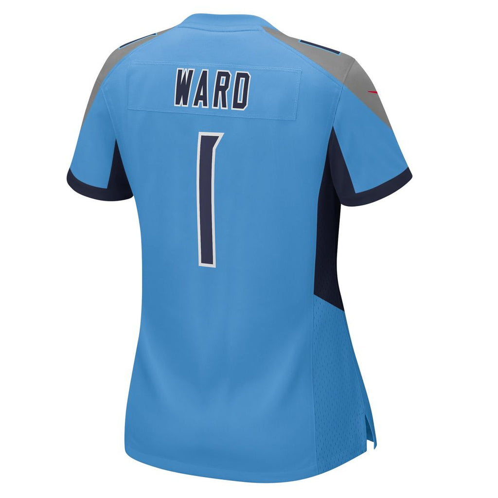 Cameron Ward Tennessee Titans Nike Women's Team Game Jersey - Light Blue Official NFL Team Apparel Football Fan Gear