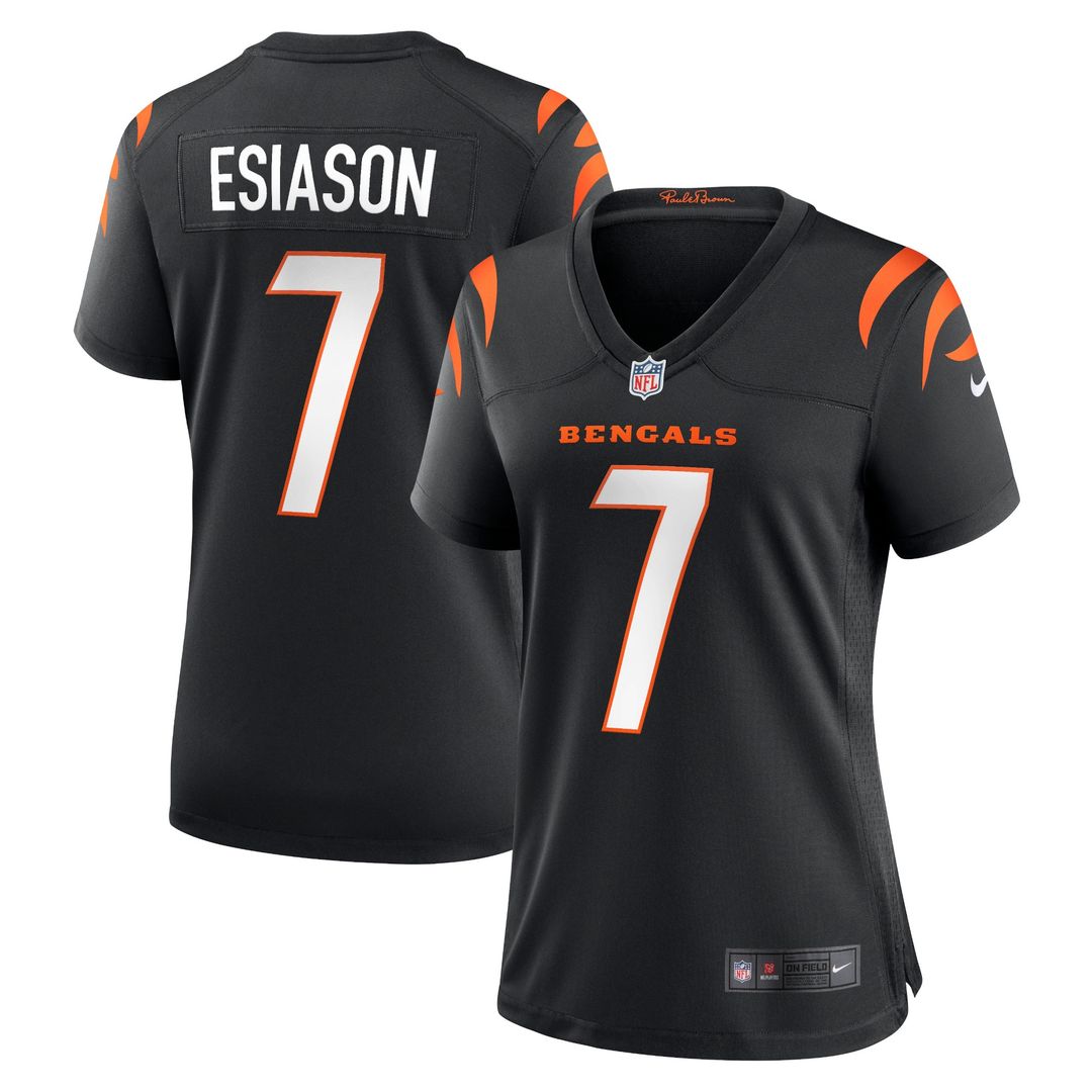 Boomer Esiason Cincinnati Bengals Nike Women's Retired Player Jersey - Black Official NFL Team Apparel Football Fan Gear