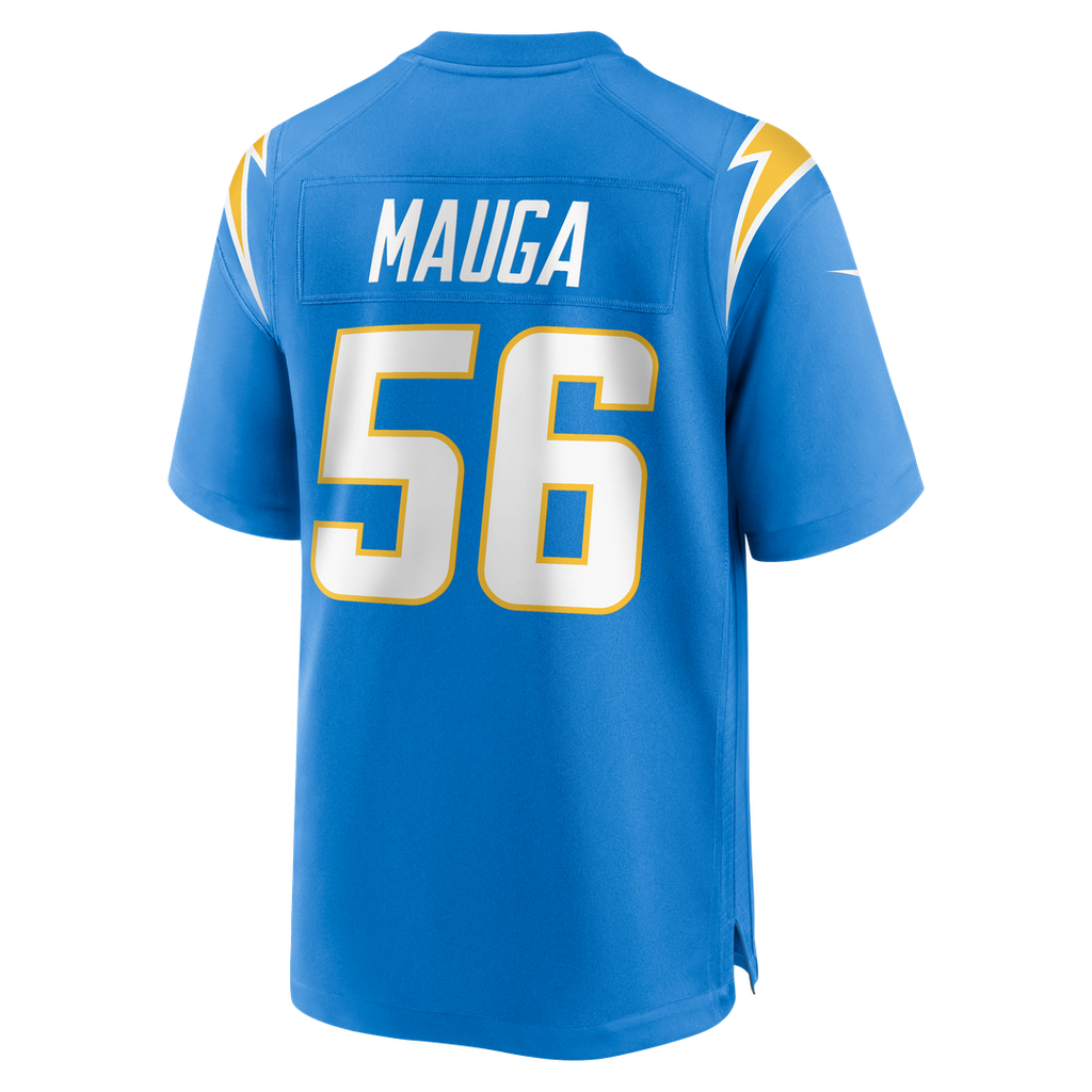 Kanai Mauga Los Angeles Chargers Nike Team Game Jersey - Powder Blue Official NFL Team Apparel Football Fan Gear