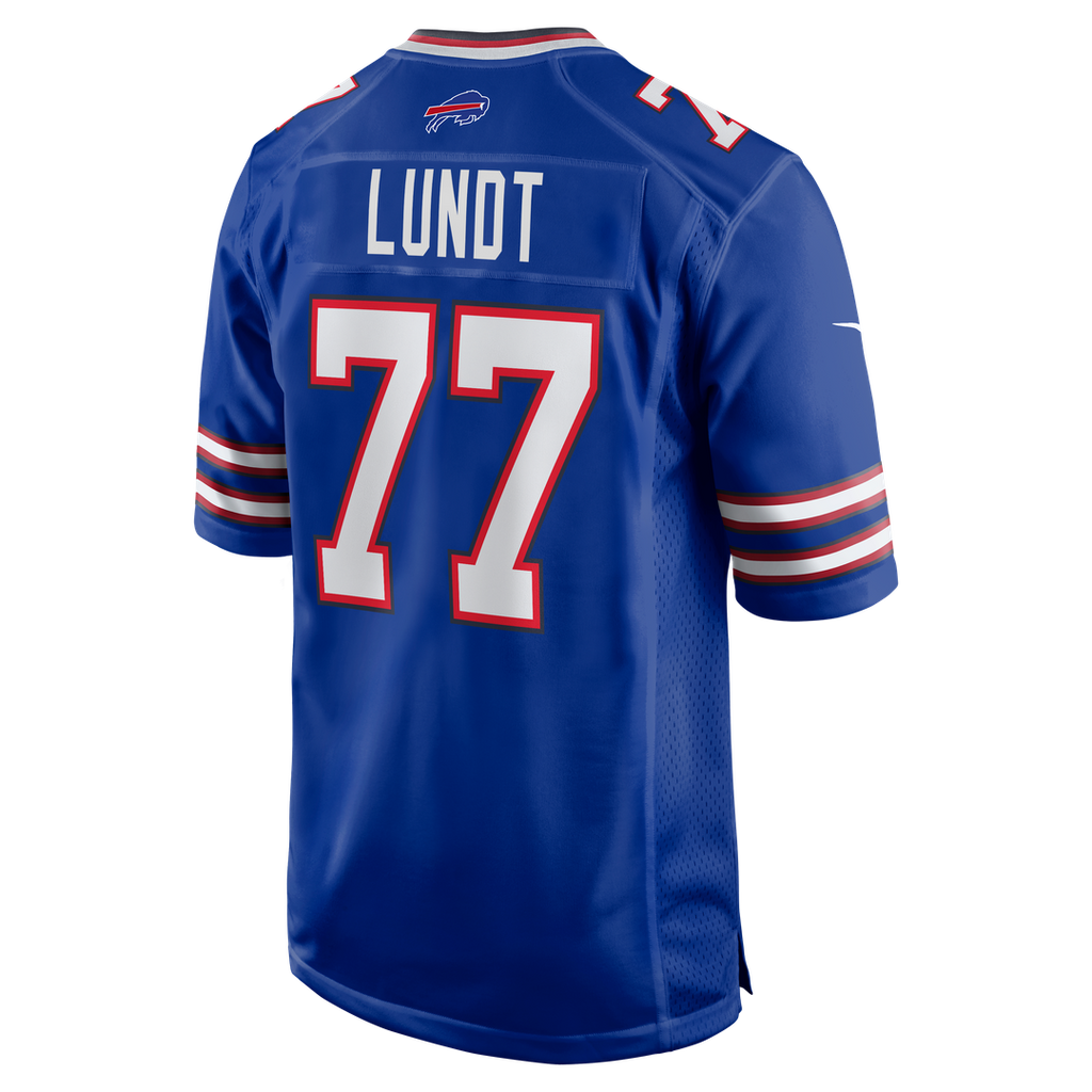 Chase Lundt Buffalo Bills Nike Team Game Jersey - Royal Official NFL Team Apparel Football Fan Gear