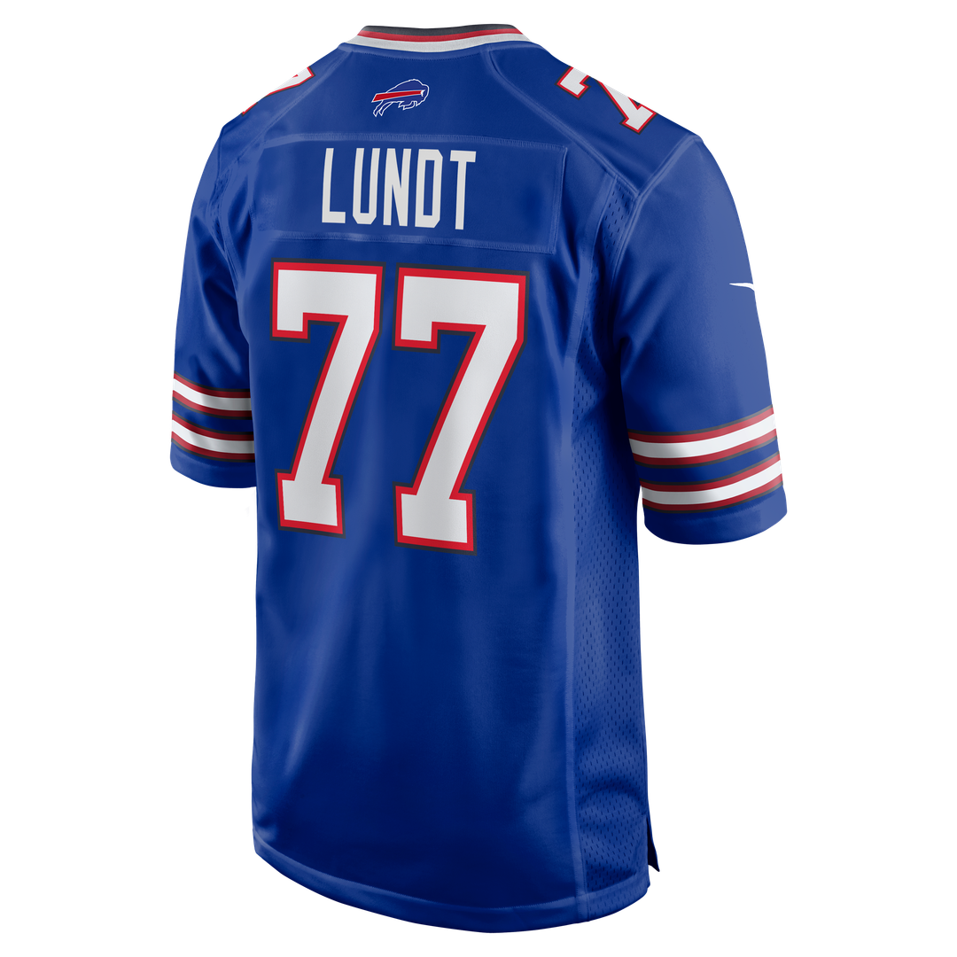 Chase Lundt Buffalo Bills Nike Team Game Jersey - Royal Official NFL Team Apparel Football Fan Gear