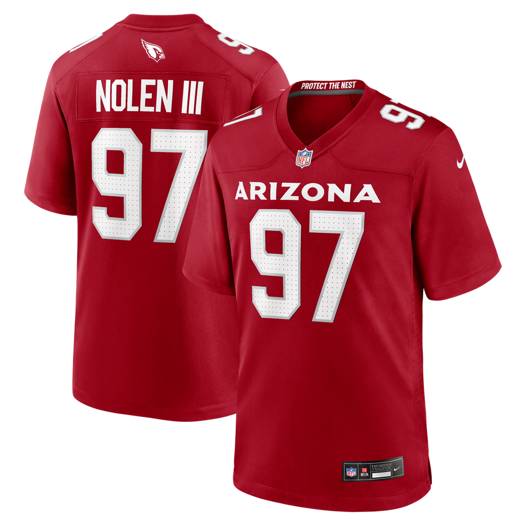 Walter Nolen Arizona Cardinals Nike Game Player Jersey - Cardinal Official NFL Team Apparel Football Fan Gear
