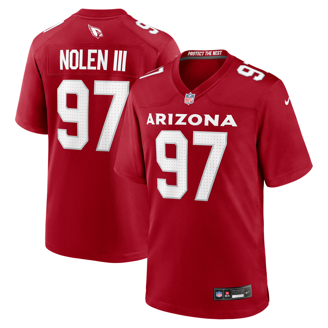 Walter Nolen Arizona Cardinals Nike Game Player Jersey - Cardinal Official NFL Team Apparel Football Fan Gear