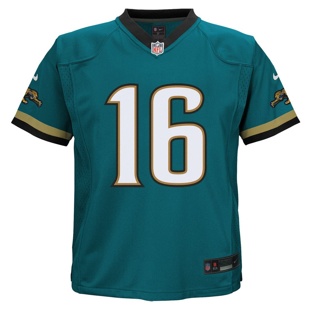 Trevor Lawrence Jacksonville Jaguars Nike Infant Alternate Prowler Throwback Player Game Jersey - Teal Official NFL Team Apparel Football Fan Gear