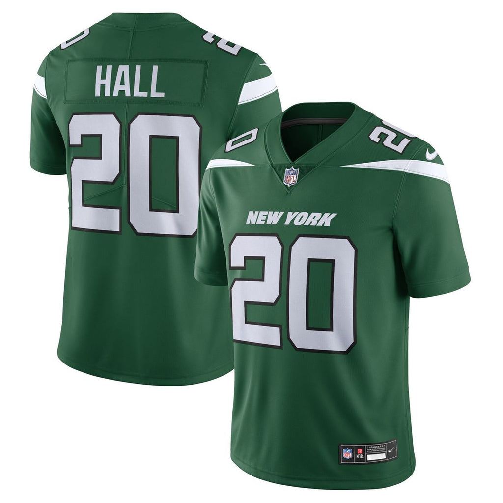 Breece Hall New York Jets Nike Vapor Untouchable Limited Jersey - Gotham Green Official NFL Team Apparel Football Fan Gear