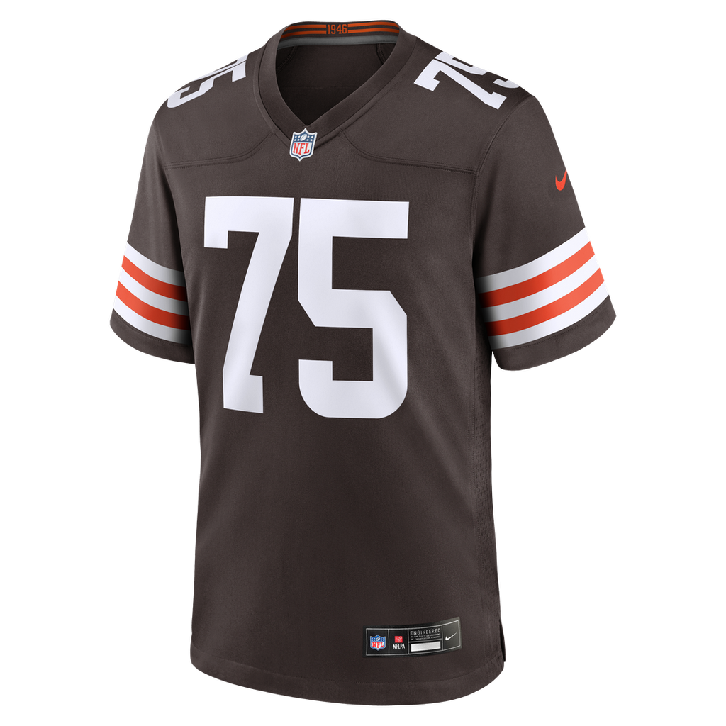 Joel Bitonio Cleveland Browns Nike Game Jersey - Brown Official NFL Team Apparel Football Fan Gear