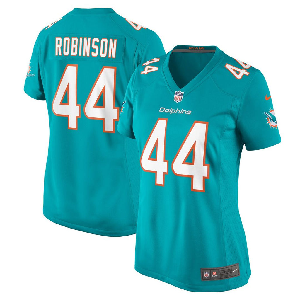 Chop Robinson Miami Dolphins Nike Women's Game Jersey - Aqua Official NFL Team Apparel Football Fan Gear