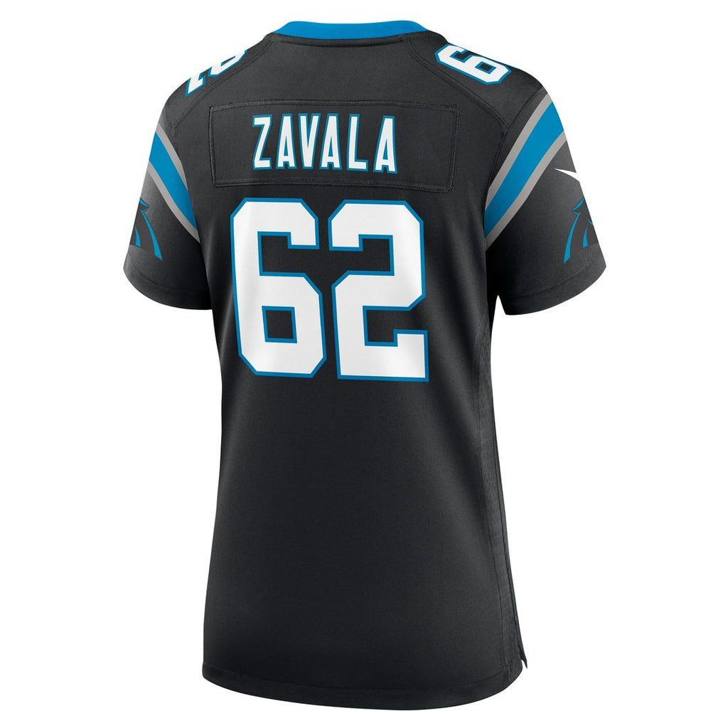 Chandler Zavala Carolina Panthers Nike Women's Game Jersey - Black Official NFL Team Apparel Football Fan Gear